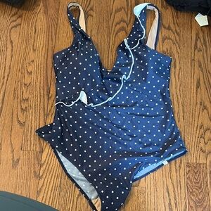 Summersalt Navy Polka Dot Swimsuit